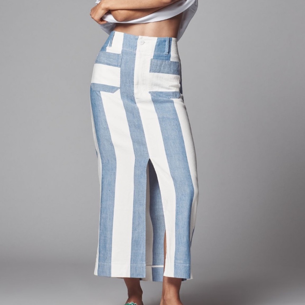 The Colette Linen Blend Maxi
Skirt by Maeve